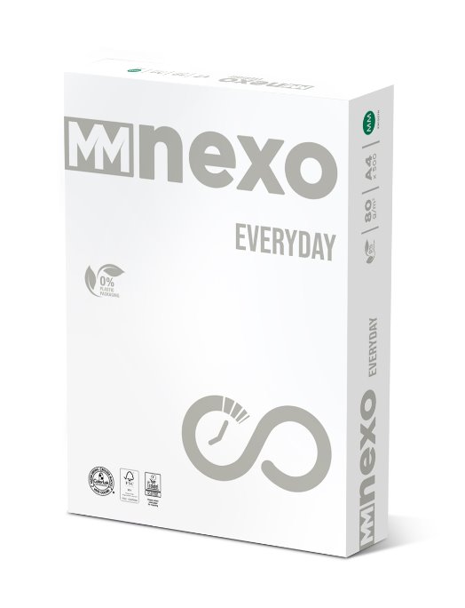 Папір для друку NEXO Everyday A4, 80 г/м2, 500 арк., білий (5901657018927)